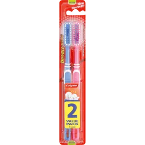 Colgate Value Pack Double Action Toothbrush 2 Pack