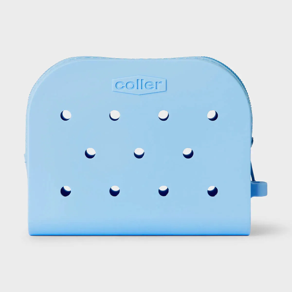 COLLER SILICONE POUCH (S) LIGHT BLUE