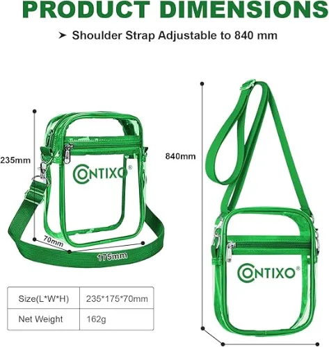 Contixo Clear Bag for Stadium Events