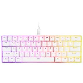 Corsair K65 RGB MINI 60% Mechanical Gaming Keyboard White (Cherry MX)