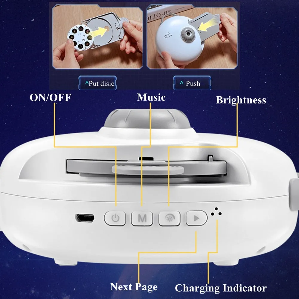 Cosmical Galaxy Cinema Projector