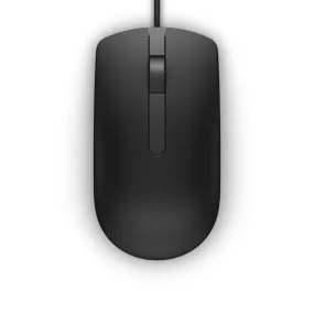 Dell Ms116 - Mouse - Optical - 2 Buttons - Wired - Usb - Black - Retail