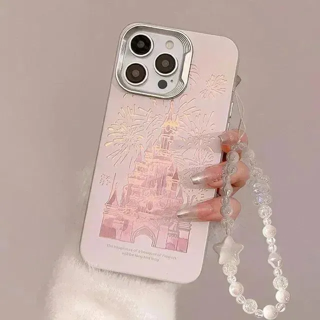 Disneyland Castle Glitter Phone Case (For iPhones)