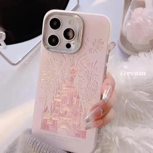 Disneyland Castle Glitter Phone Case (For iPhones)