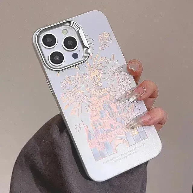 Disneyland Castle Glitter Phone Case (For iPhones)