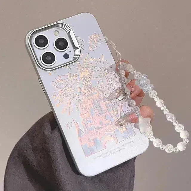 Disneyland Castle Glitter Phone Case (For iPhones)