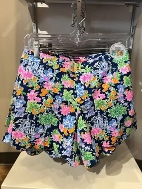 DLR/WDW - Disney x Lilly Pulitzer - Mickey & Minnie Aegean Navy Buttercup Shorts