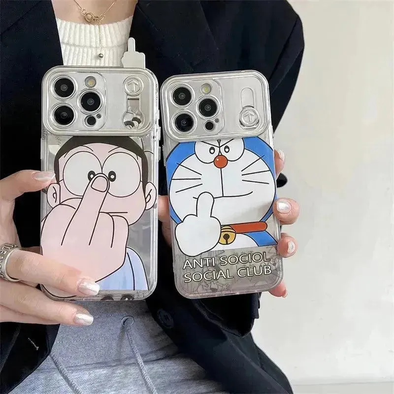 Doraemon Anti-Social Club Phone Case (For iPhones)