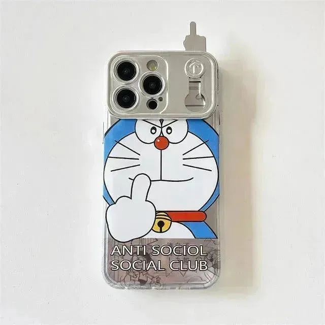 Doraemon Anti-Social Club Phone Case (For iPhones)