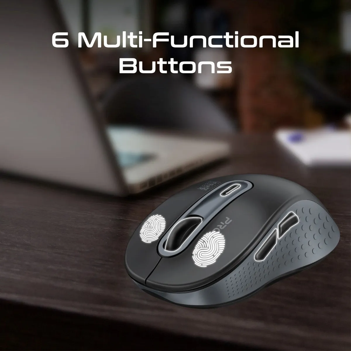 Dual Mode Wireless Optical Mouse with BT & RF Connectivity