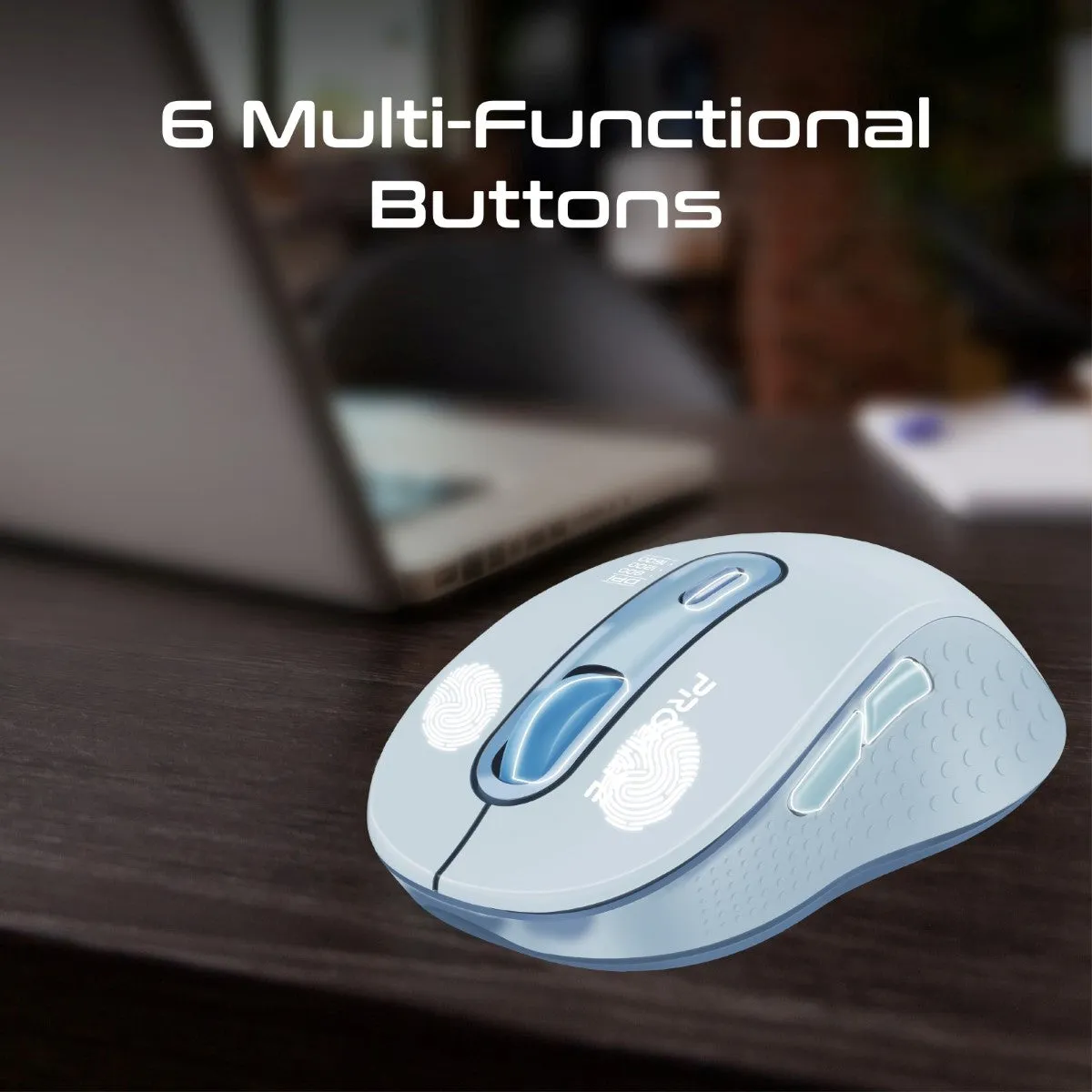 Dual Mode Wireless Optical Mouse with BT & RF Connectivity