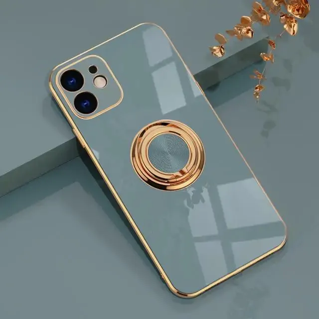 Electroplated Solid Case   Ring Holder