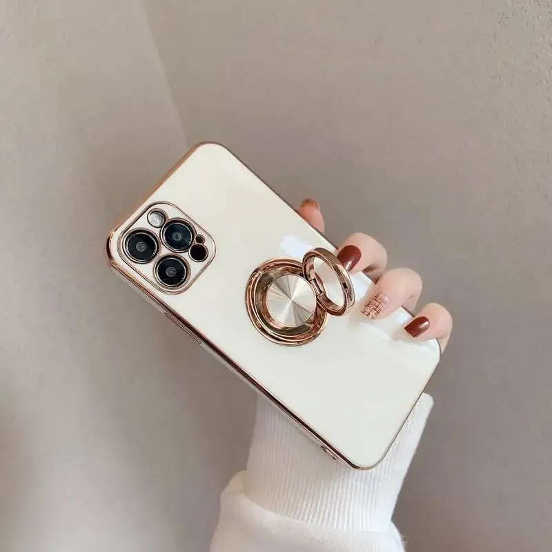 Electroplated Solid Case   Ring Holder