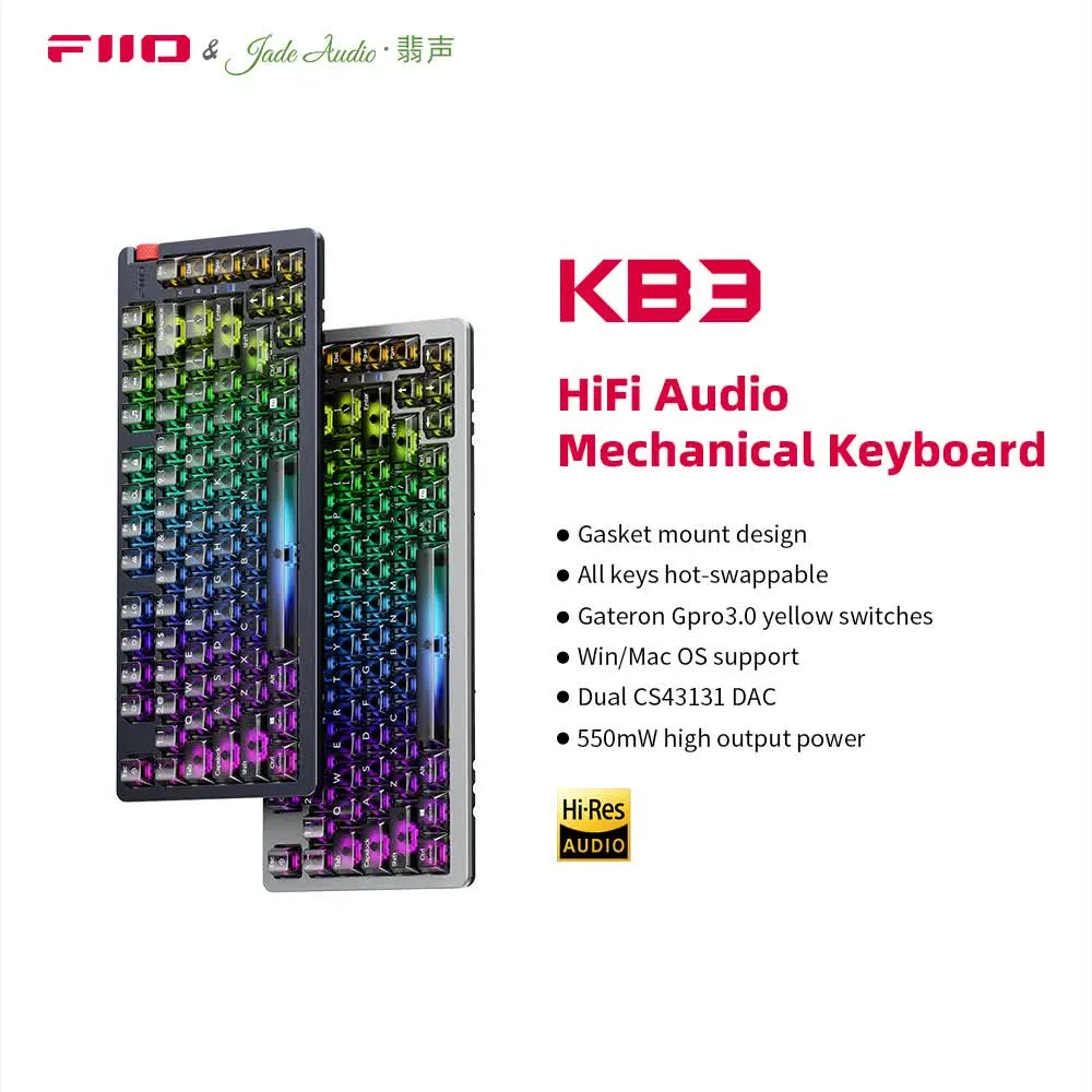 FiiO KB3 Hifi Audio Mechanical Keyboard