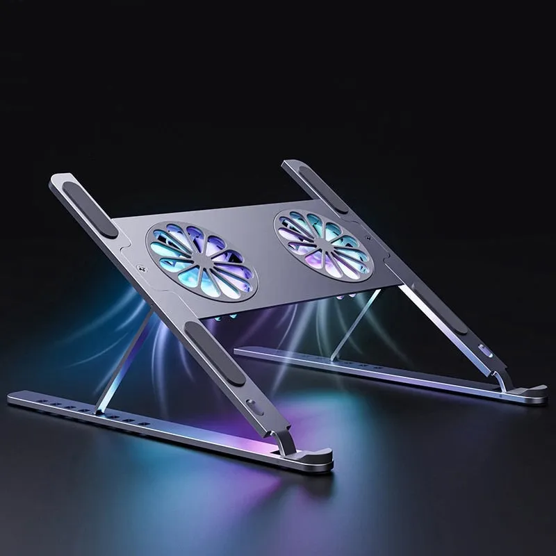 Foldable Aluminum Laptop Cooling Holder