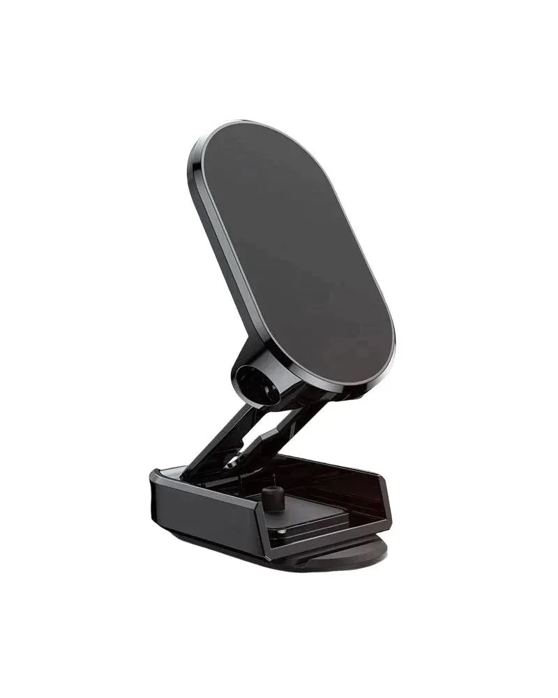 Foldable magnetic car phone holder