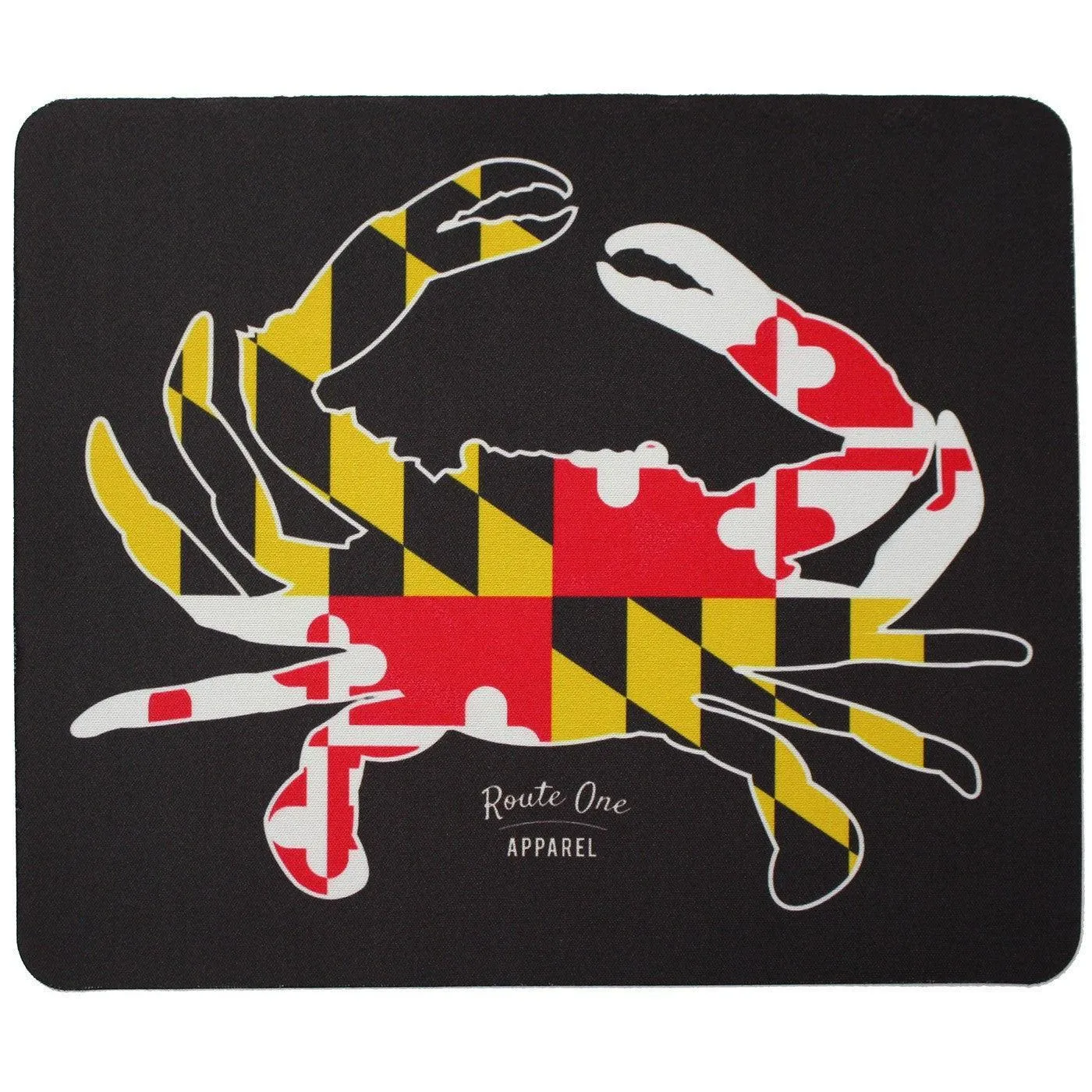 Full Flag Crab (Black) / Mouse Pad