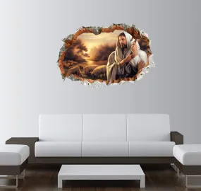 Gadgets wrap Jesus Love All Printed Smashed Wall Looks Wall Decal dãâ€°cor