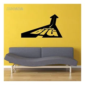 GADGETS WRAP Vinyl Wall Decal Sticker Creative Teamwork Words Think Big Office Decoration Motivation Inspire Home Décor Vinyl Wall Decoration Sticker