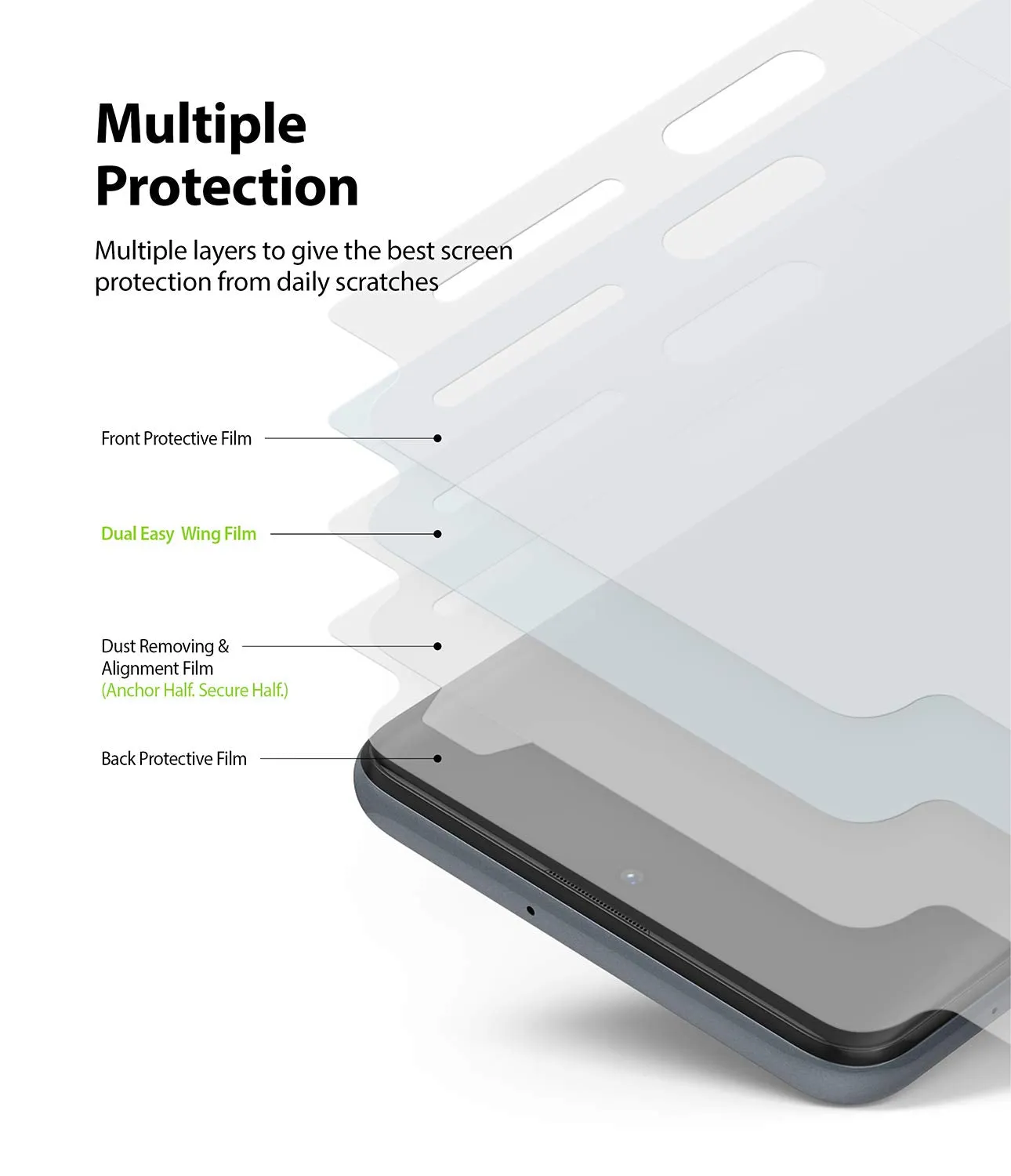 Galaxy M31S Screen Protector Film | DUAL EASY WING - 2 Pack