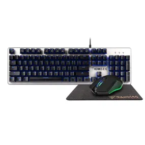 Gamdias HERMES E1C 3 in 1 Gaming Combo Mechanical Keyboard Blue Switch   Mouse   MousePad