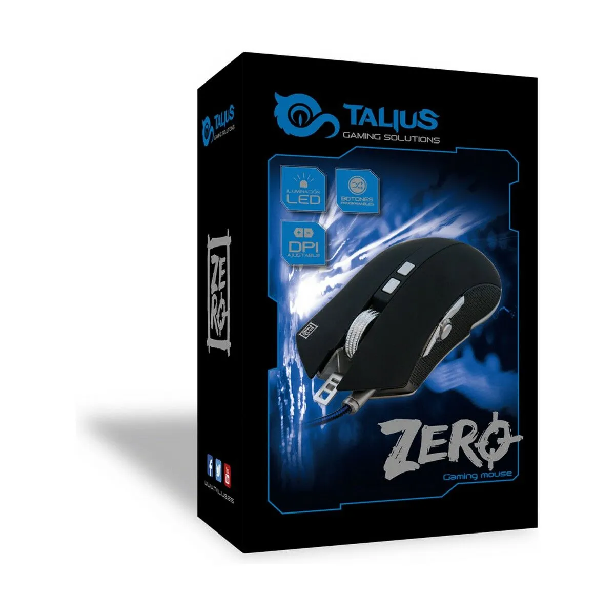 Gaming Mouse Talius ZERO Black Black/Silver