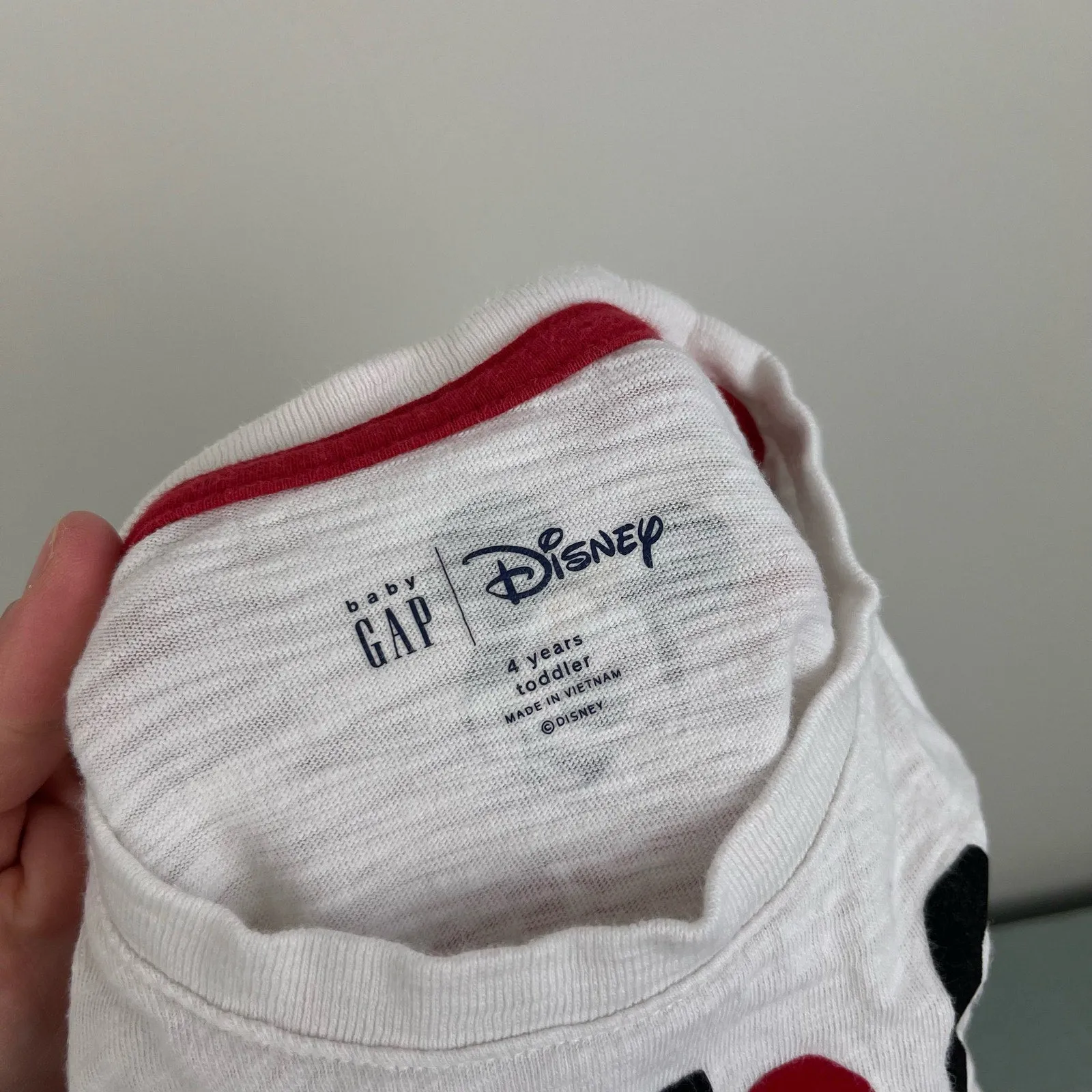 Gap Disney Mickey Mouse Long Sleeve Tee 4T