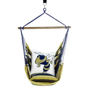 Georgia Tech Yellow Jackets Hanging Chair Swing | BUZZ