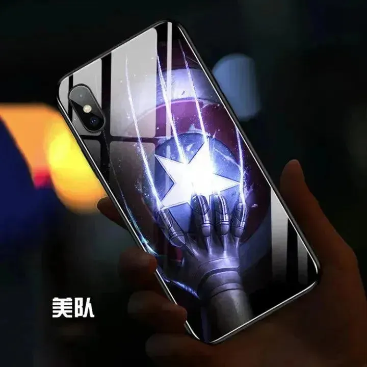 Glowing Avengers Smart LED Cover (For Samsung)