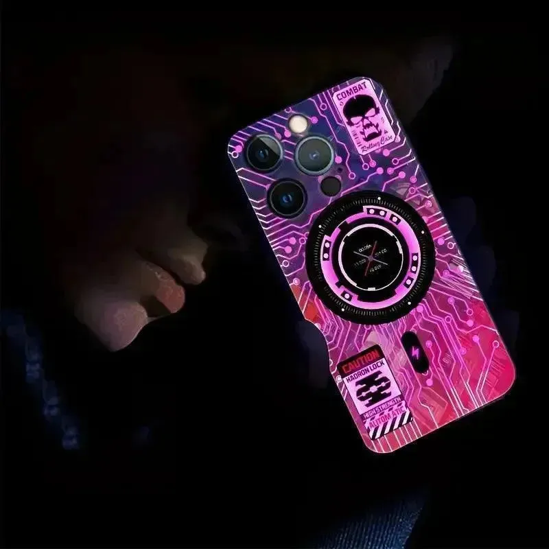 Glowing Futuristic Voice Controlled LED Case (For iPhone)