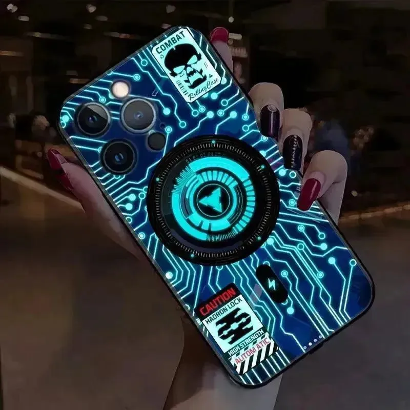 Glowing Futuristic Voice Controlled LED Case (For iPhone)