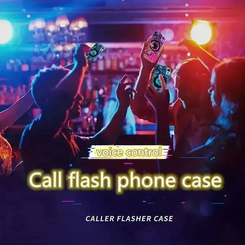 Glowing Futuristic Voice Controlled LED Case (For iPhone)