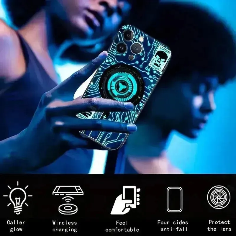 Glowing Futuristic Voice Controlled LED Case (For iPhone)