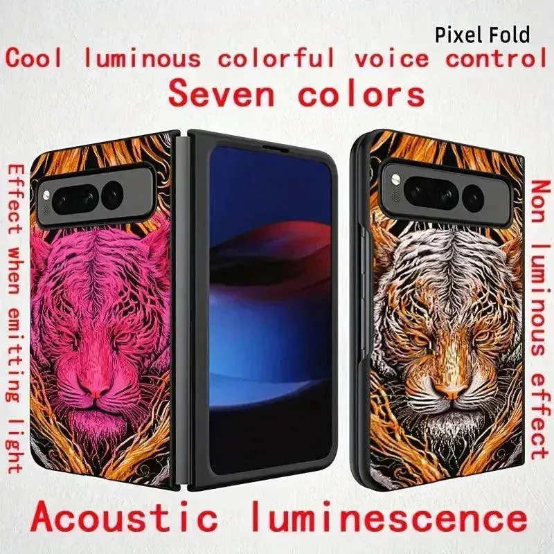 Glowing Tiger LED Smart Voice Controlled Cover (For iPhone)