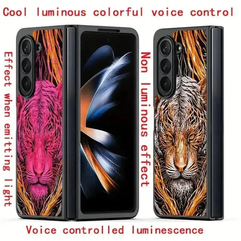 Glowing Tiger LED Smart Voice Controlled Cover (For iPhone)