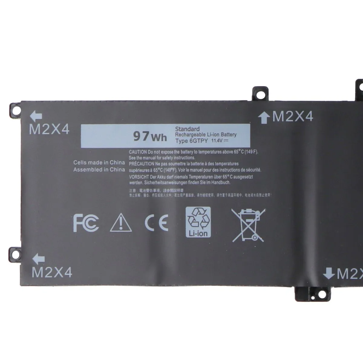 GOMARTY (6GTPY) 97Wh 11.4V Laptop Battery for Dell XPS 15 9570 Precision 5530