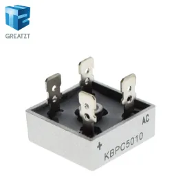 GREATZT 1pcs KBPC5010 50A 1000V Diode Bridge Rectifier kbpc5010