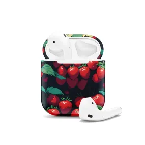 Green Leaf Strawberry AirPods Case AirPods Pro AirPods Pro 2 AirPods 3 AirPods 2 Glossy 1566