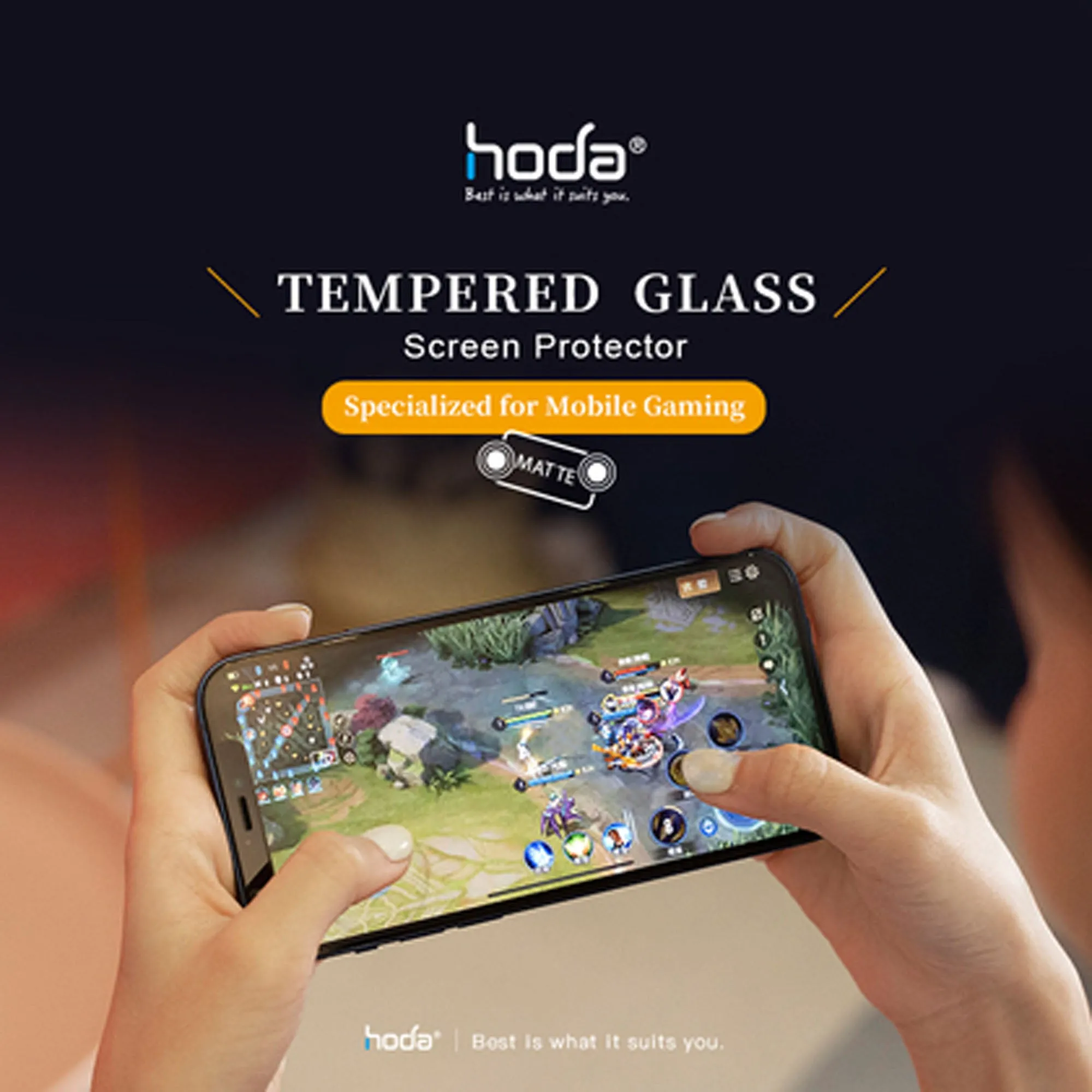 Hoda Tempered Glass Anti-Glare for Asus Rog 7- 6 - 5- 5 Pro - 5 Ultimate - Matte (Barcode : 4711103544846)