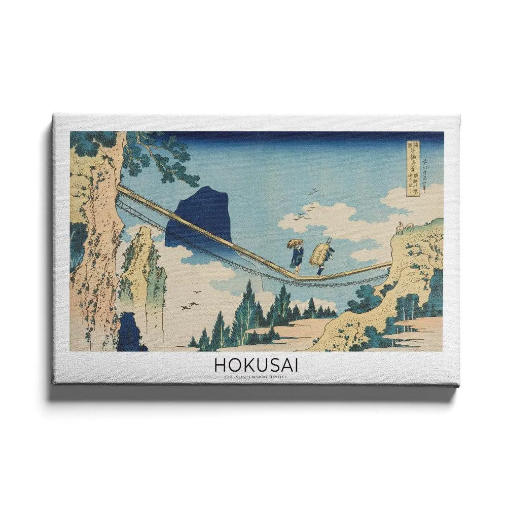 Hokusai - The Suspension Bridge