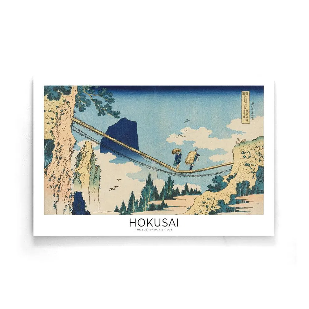 Hokusai - The Suspension Bridge