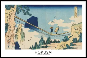 Hokusai - The Suspension Bridge