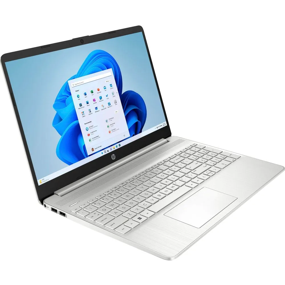 HP 15-dy5113dx 15.6" HD Touchscreen i3-1215U 1.2GHz Intel UHD Graphics 8GB RAM 128GB SSD Win 11 Home Natural Silver