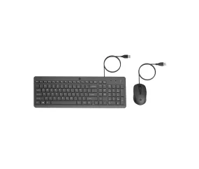 HP 150 Wired Keyboard & Mouse 240J7AA, NEW