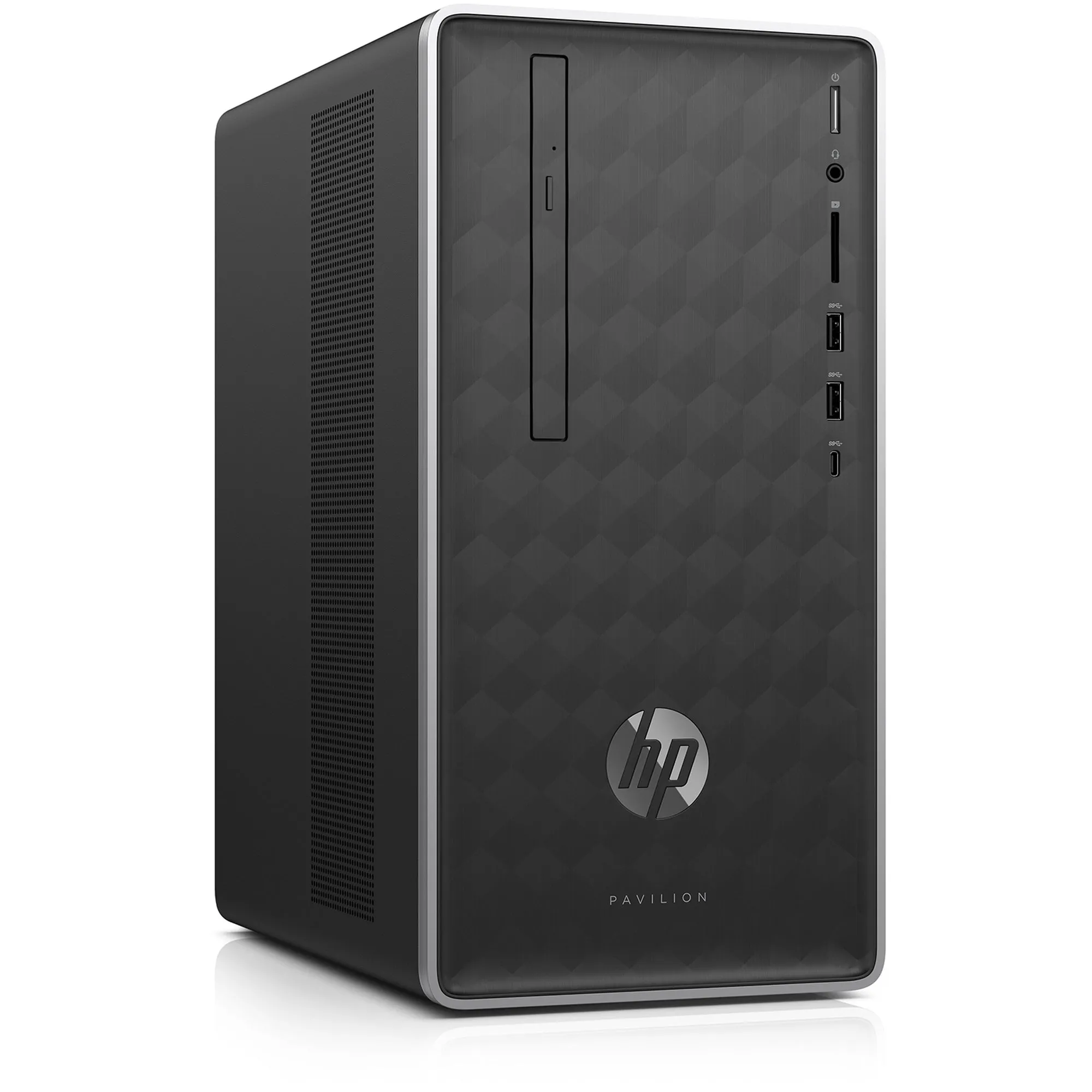 HP 590-p0103wb Pavillion Ryzen 3 2200G 3.5GHz AMD 15DD Graphics 8GB RAM 1TB HDD Win 10 Home Black