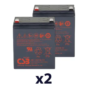 HR1221WF2 Battery, Pack of 2 HR1221WF2X2