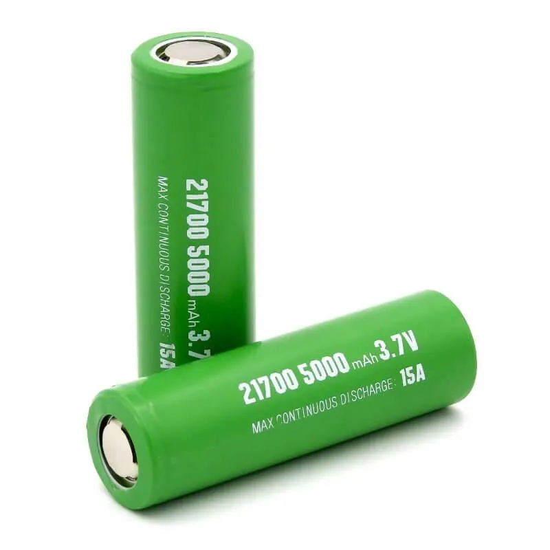 IMREN 21700 5000mAh 15A Rechargeable Lithium Battery  (2PCS/Pack)