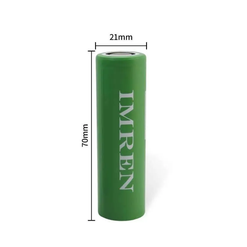 IMREN 21700 5000mAh 15A Rechargeable Lithium Battery  (2PCS/Pack)