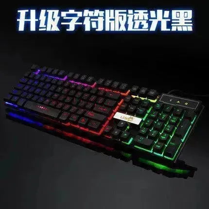 Industry gaming keyboard glowing usb cable gaming keyboard