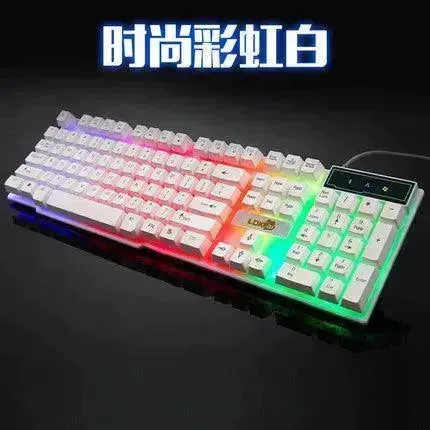 Industry gaming keyboard glowing usb cable gaming keyboard